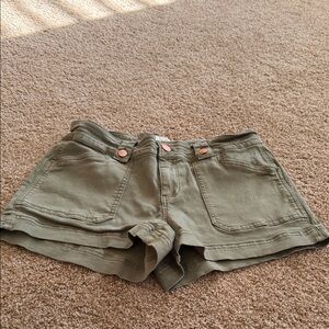 BKE Sage Green Women's Cargo Shorts